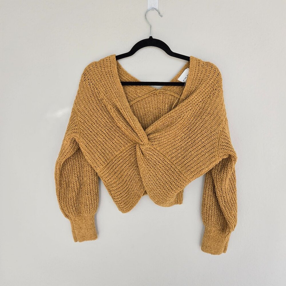 Mustard V-Neck Sweater
